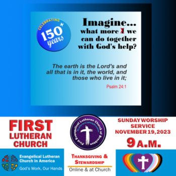 11 19 2023 Bulletin: Thanksgiving & Stewardship