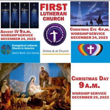 Bulletins - 2023 Advent IV, Christmas Eve, and Christmas Day
